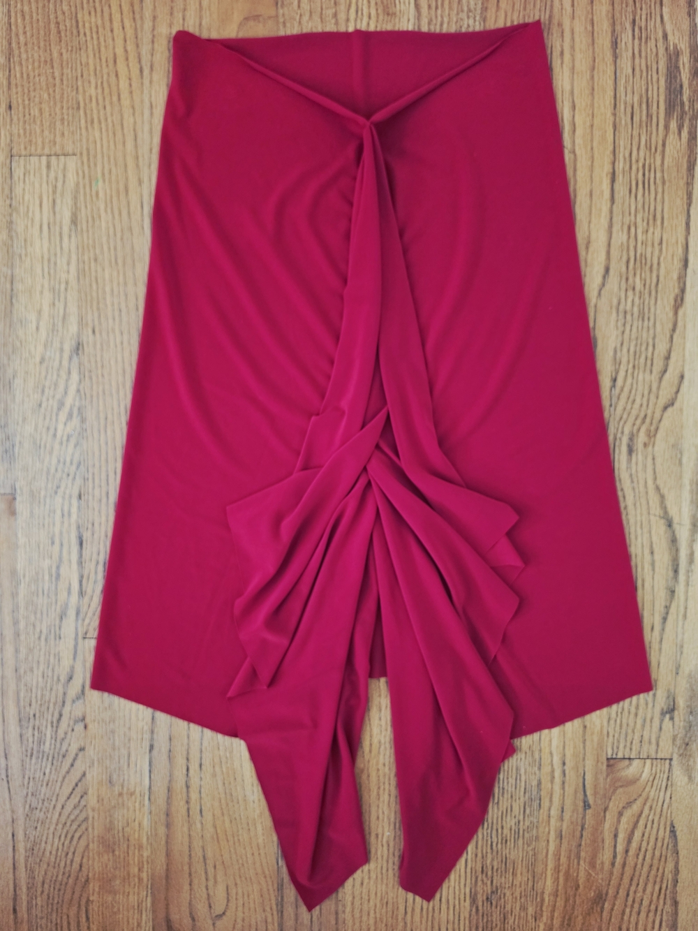 Handmade Traditional Red Argentine Tango Skirt Size XS/S